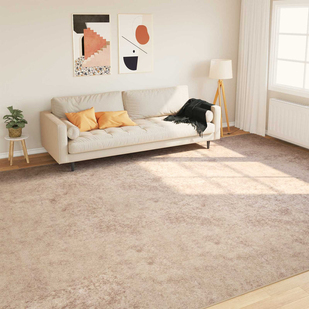 Teppichläufer MARSA Beige 300 x 400 cm Polyester und PVC