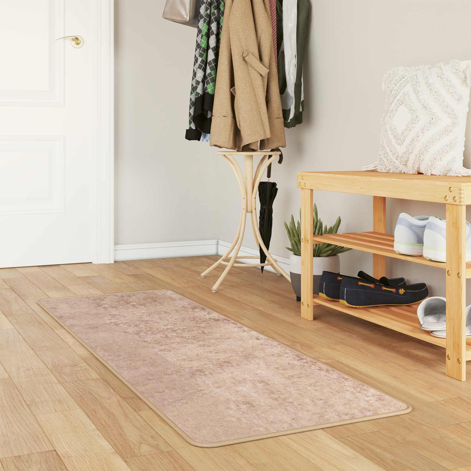 Teppichläufer MARSA Sand 50 x 150 cm Polyester und PVC