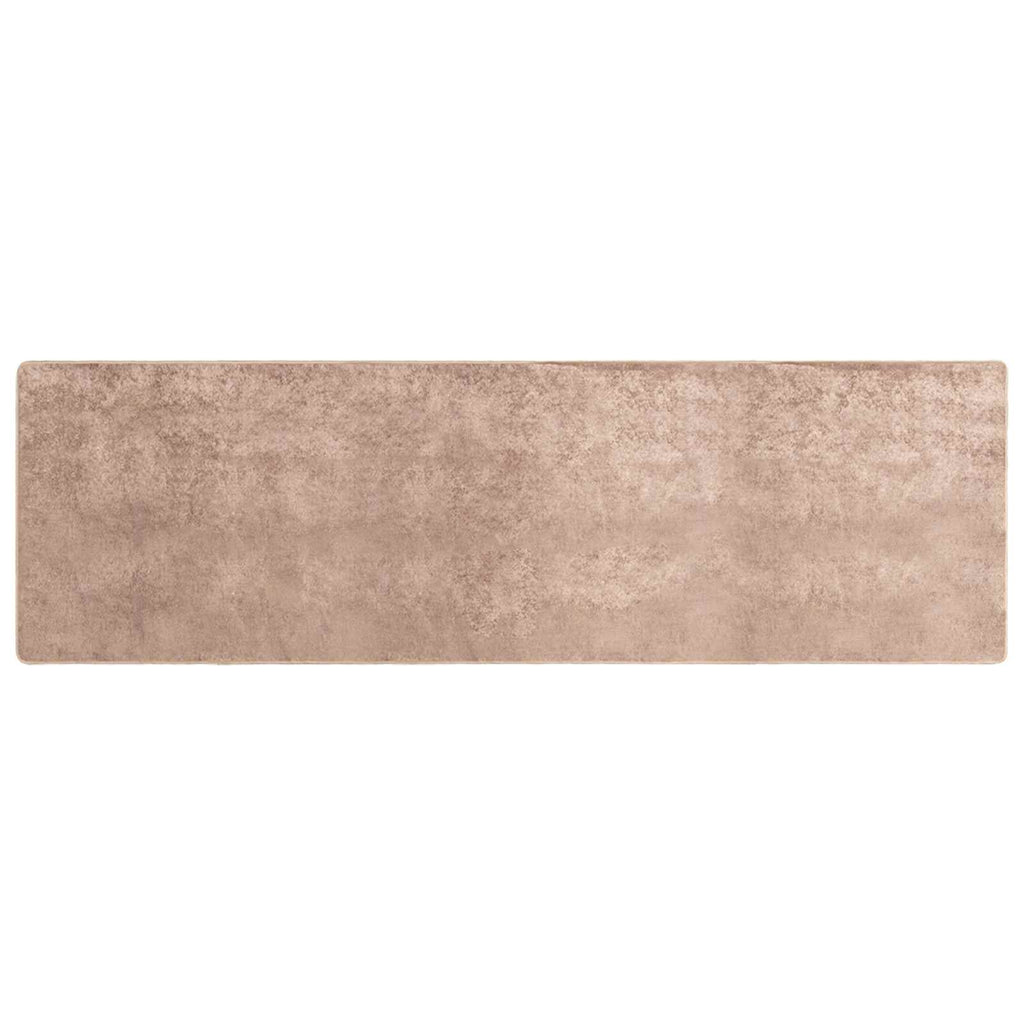 Teppichläufer MARSA Sand 80 x 250 cm Polyester und PVC