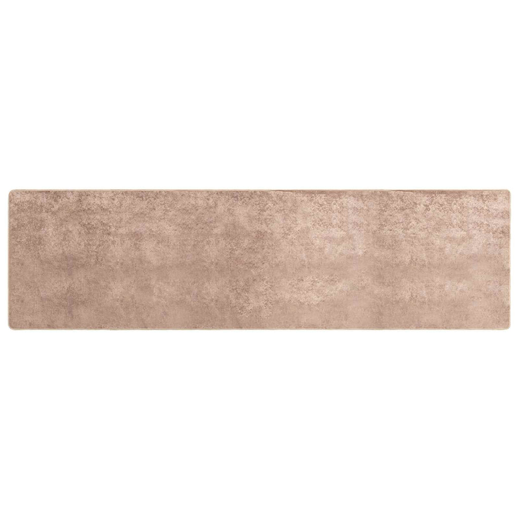 Teppichläufer MARSA Sand 80 x 350 cm Polyester und PVC