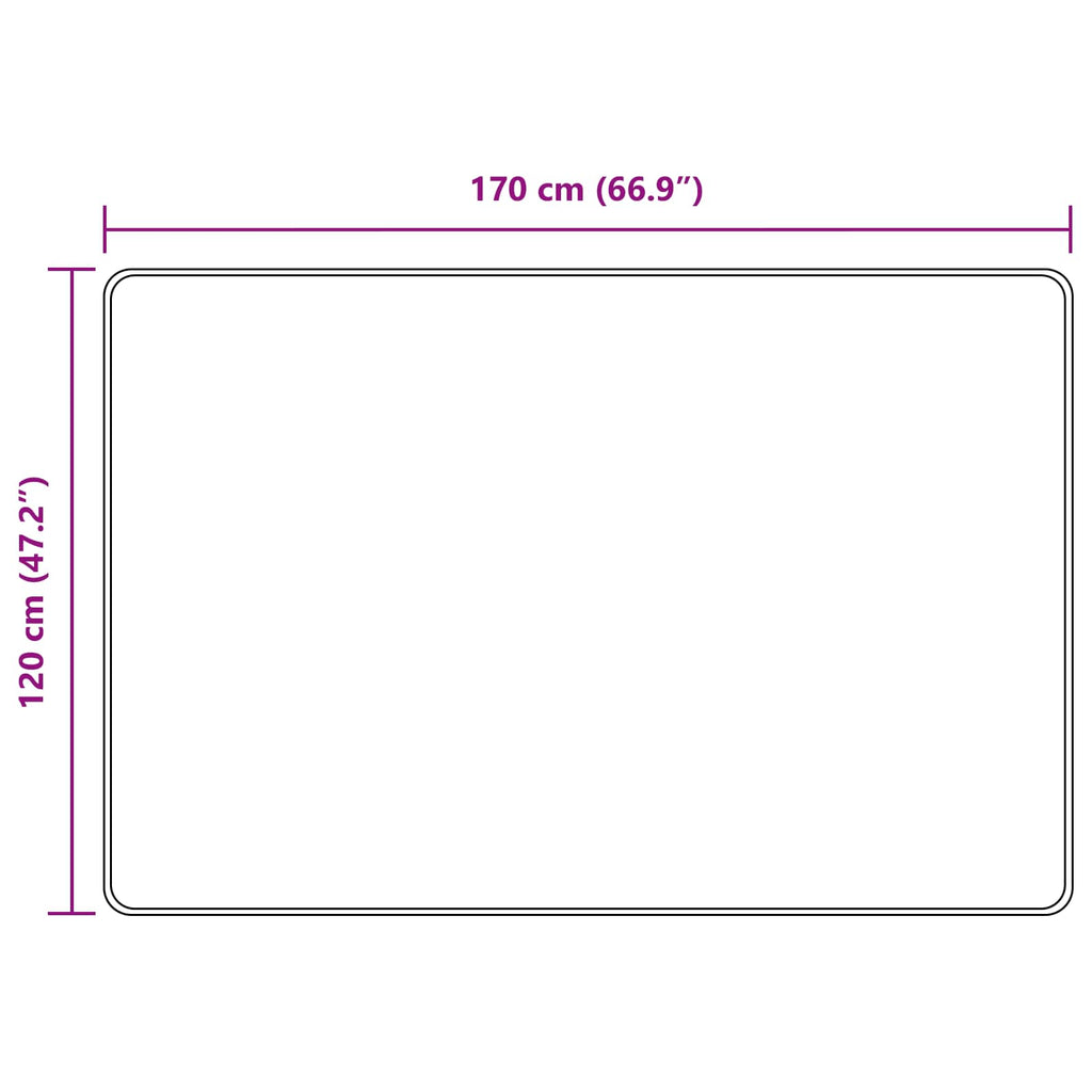 Teppichläufer MARSA Sand 120 x 170 cm Polyester und PVC