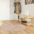 Teppichläufer MARSA Sand 120 x 120 cm Polyester und PVC