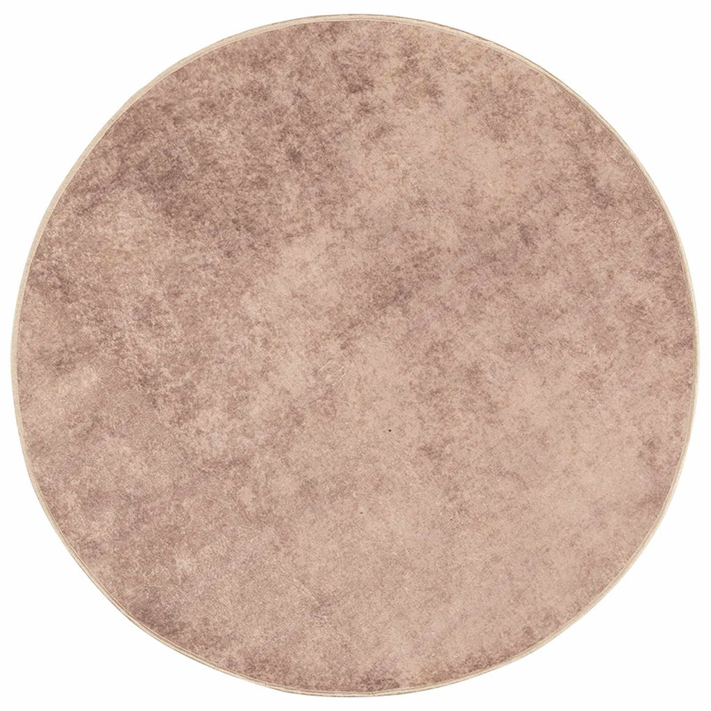 Teppichläufer MARSA Sand 120 x 120 cm Polyester und PVC
