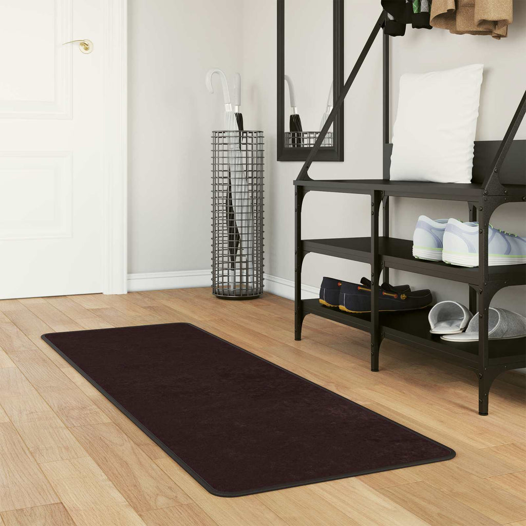 Teppichläufer MARSA Anthrazit 50 x 100 cm Polyester und PVC