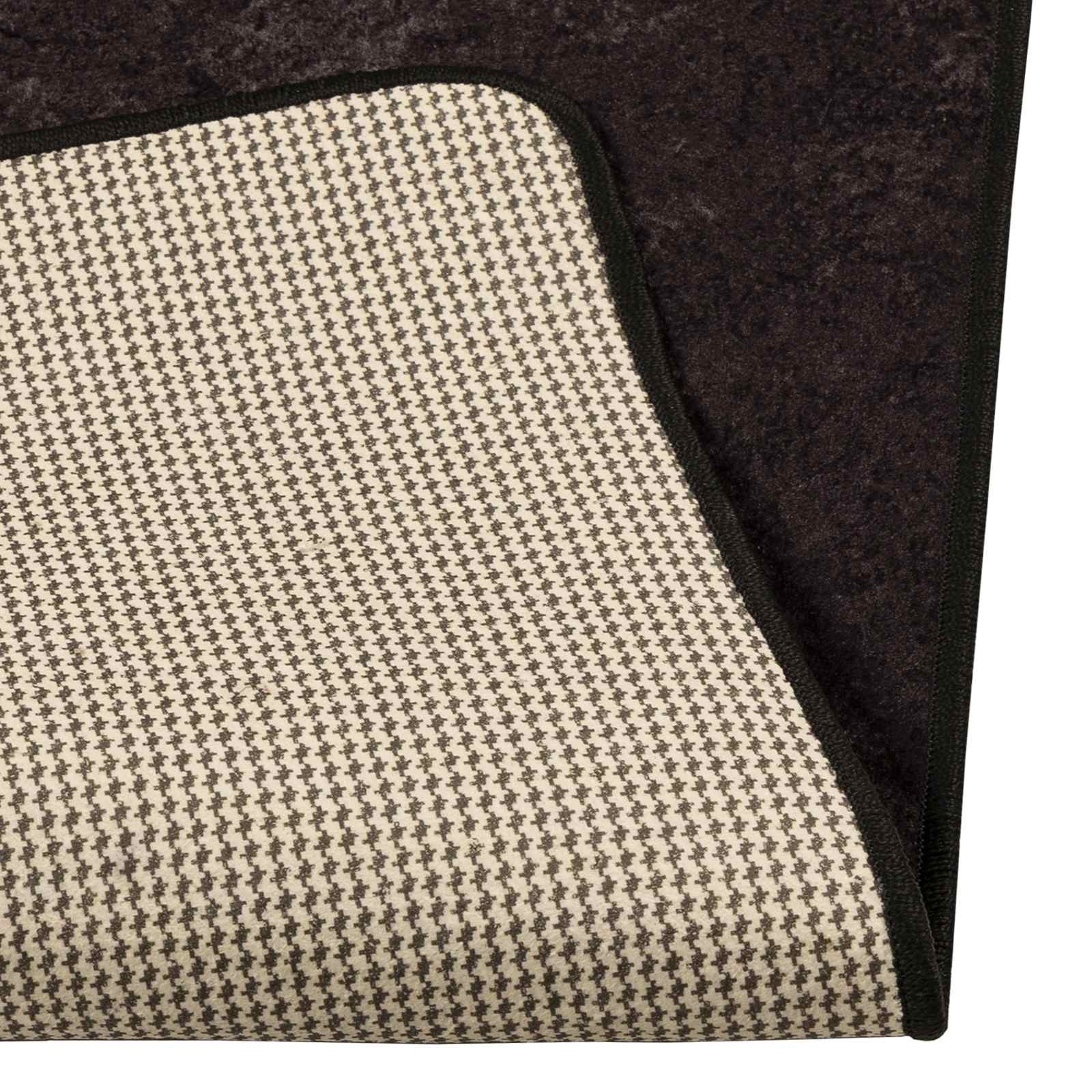 Teppichläufer MARSA Anthrazit 80 x 100 cm Polyester und PVC