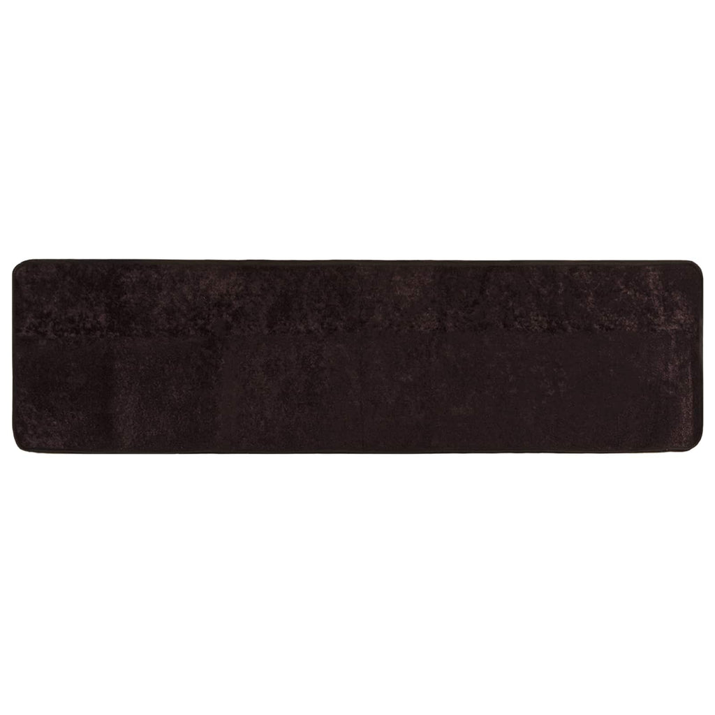 Teppichläufer MARSA Anthrazit 100 x 400 cm Polyester und PVC