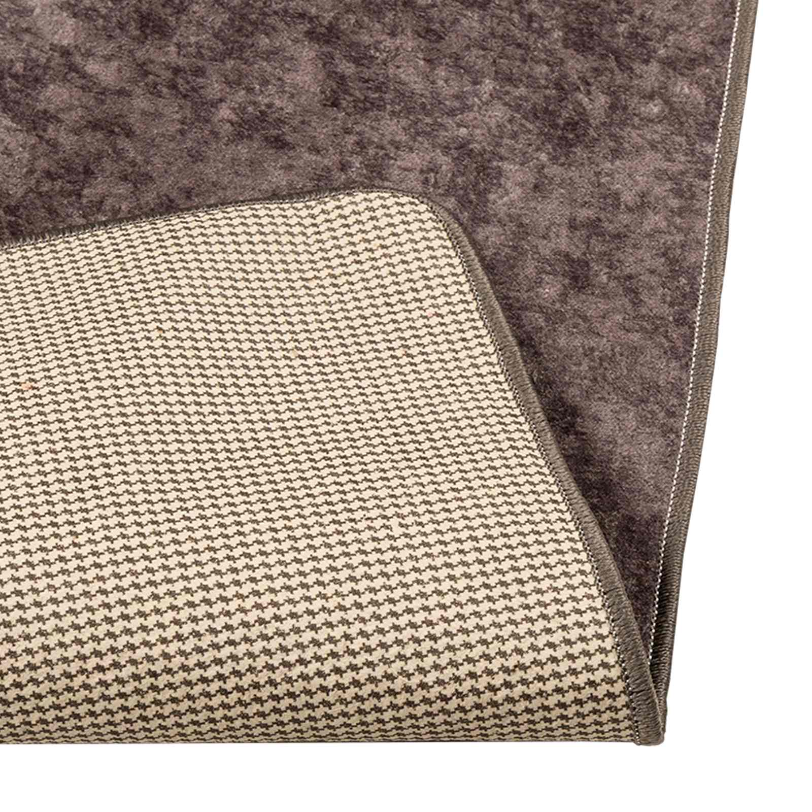 Teppichläufer MARSA Grau 80 x 100 cm Polyester und PVC