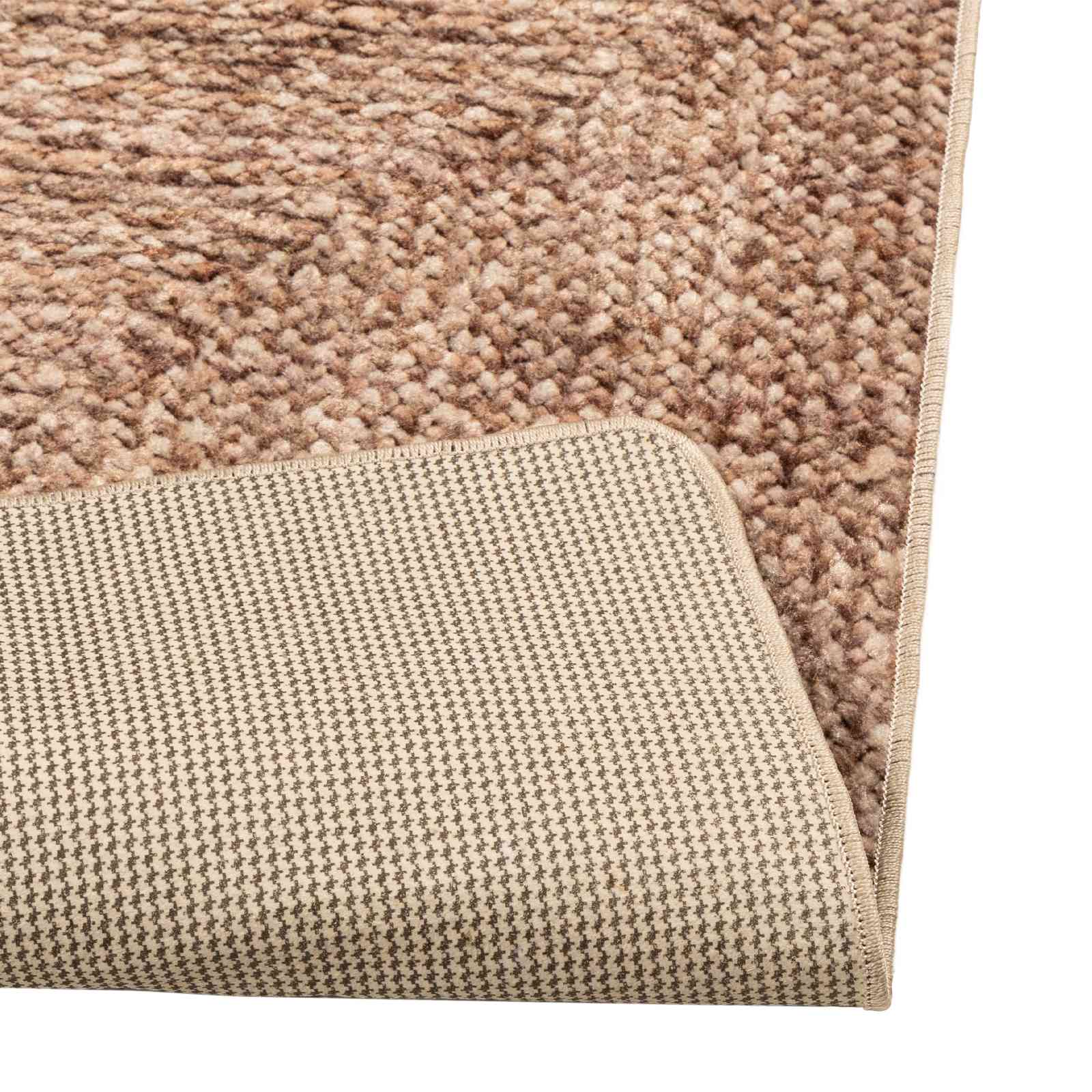 Teppichläufer MARSA Gelb 100 x 400 cm Polyester und PVC