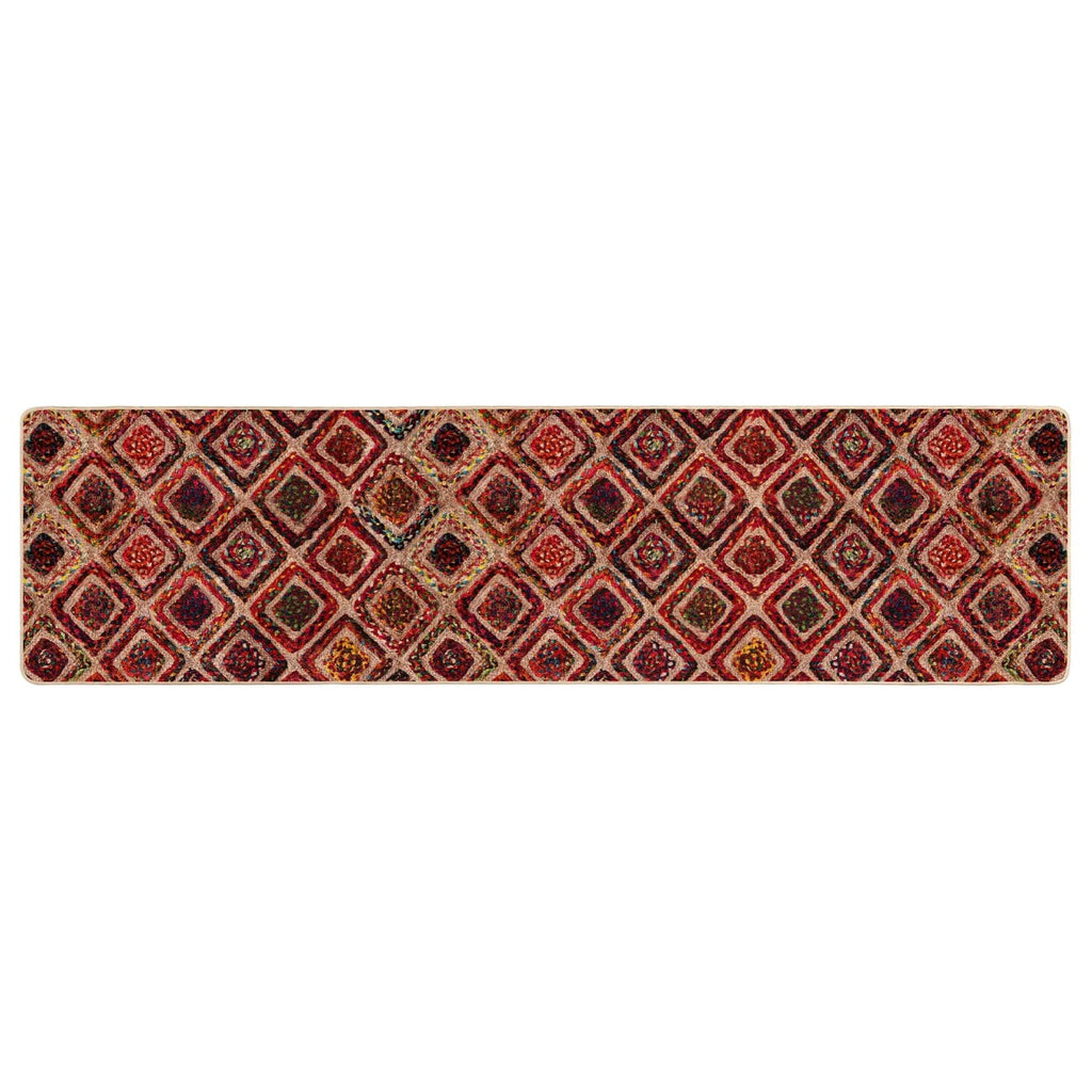 Teppichläufer MARSA Mehrfarbig 100 x 250 cm Polyester und PVC
