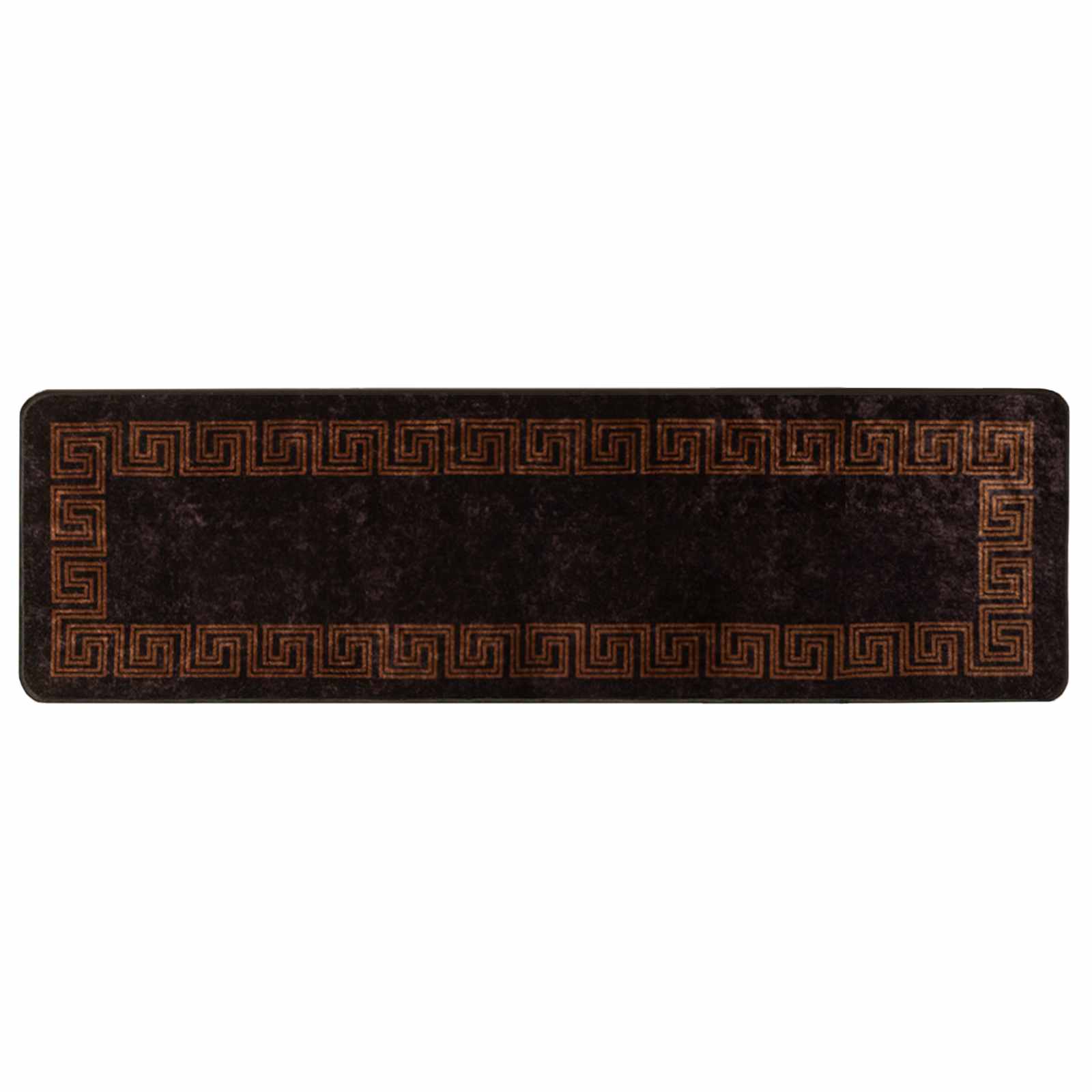 Teppichläufer MARSA Schwarz 50 x 150 cm Polyester und PVC