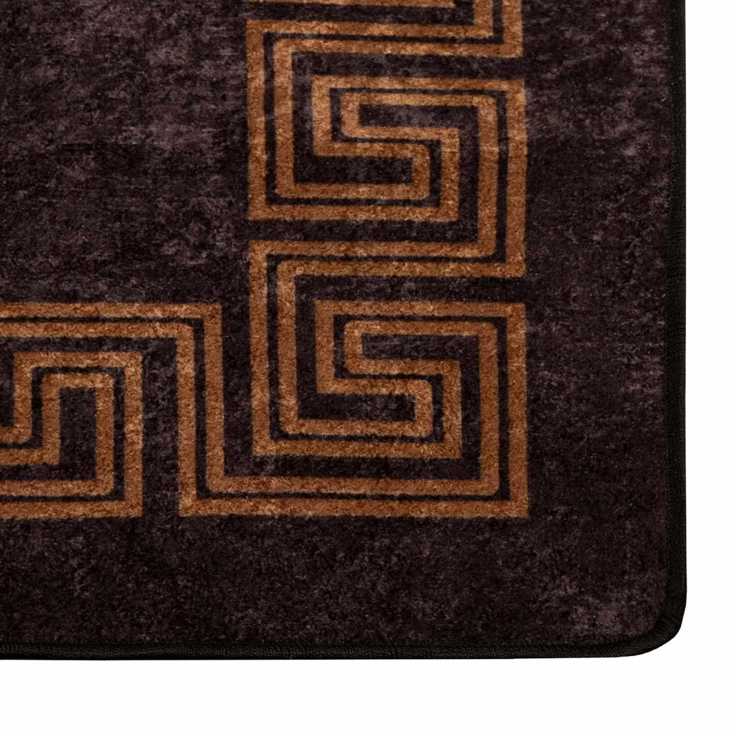 Teppichläufer MARSA Schwarz 50 x 350 cm Polyester und PVC
