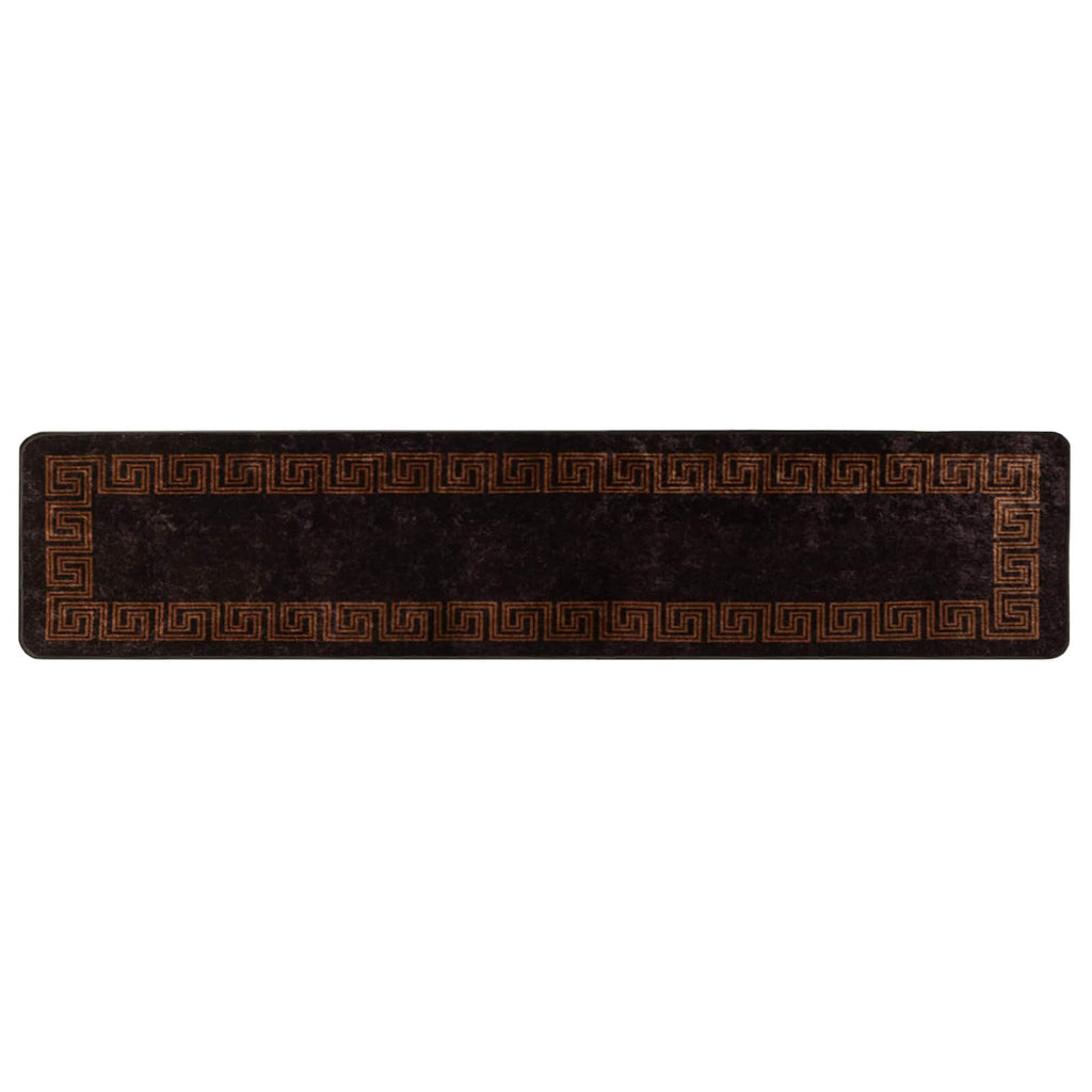 Teppichläufer MARSA Schwarz 50 x 400 cm Polyester und PVC