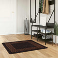 Teppichläufer MARSA Schwarz 100 x 100 cm Polyester und PVC