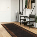Teppichläufer MARSA Schwarz 100 x 350 cm Polyester und PVC