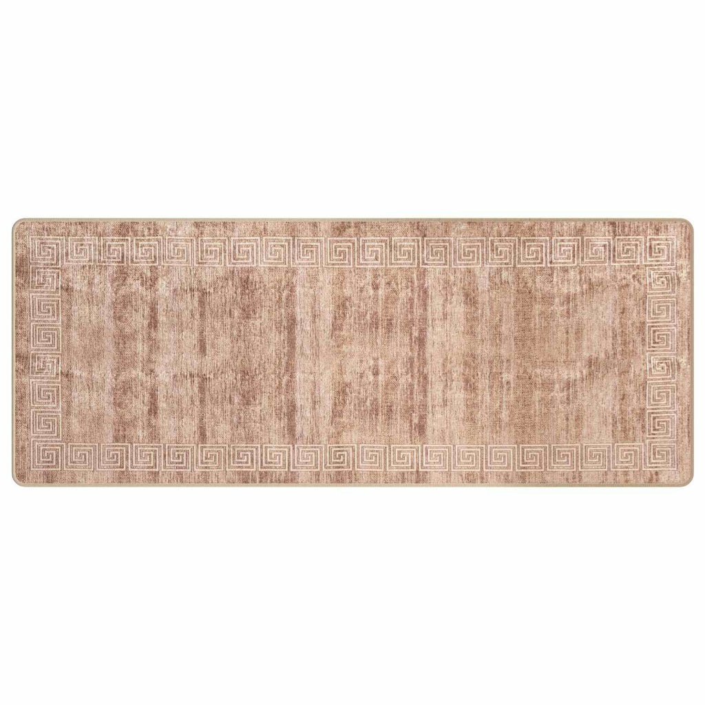 Teppichläufer MARSA Weiß 80 x 200 cm Polyester und PVC