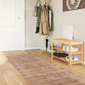Teppichläufer MARSA Weiß 100 x 450 cm Polyester und PVC