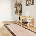 Teppichläufer MARSA Schwarz 80 x 250 cm Polyester und PVC