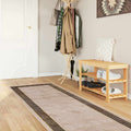 Teppichläufer MARSA Schwarz 80 x 400 cm Polyester und PVC