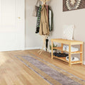 Teppichläufer MARSA Grau 50 x 250 cm Polyester und PVC