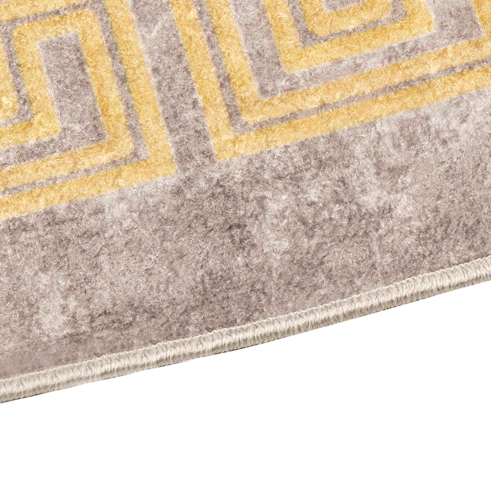 Teppichläufer MARSA Grau 50 x 350 cm Polyester und PVC