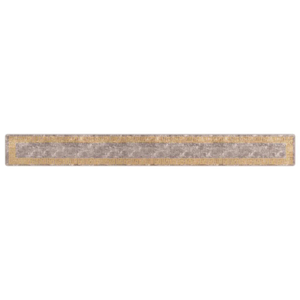 Teppichläufer MARSA Grau 50 x 450 cm Polyester und PVC