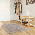 Teppichläufer MARSA Grau 80 x 200 cm Polyester und PVC