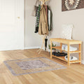 Teppichläufer MARSA Grau 100 x 100 cm Polyester und PVC