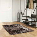 Teppichläufer MARSA Schwarz 80 x 200 cm Polyester und PVC