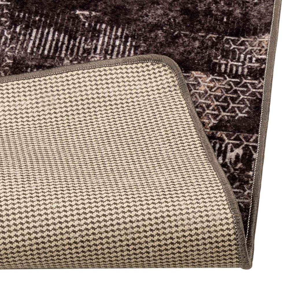 Teppichläufer MARSA Schwarz 80 x 350 cm Polyester und PVC