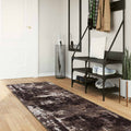 Teppichläufer MARSA Schwarz 80 x 400 cm Polyester und PVC