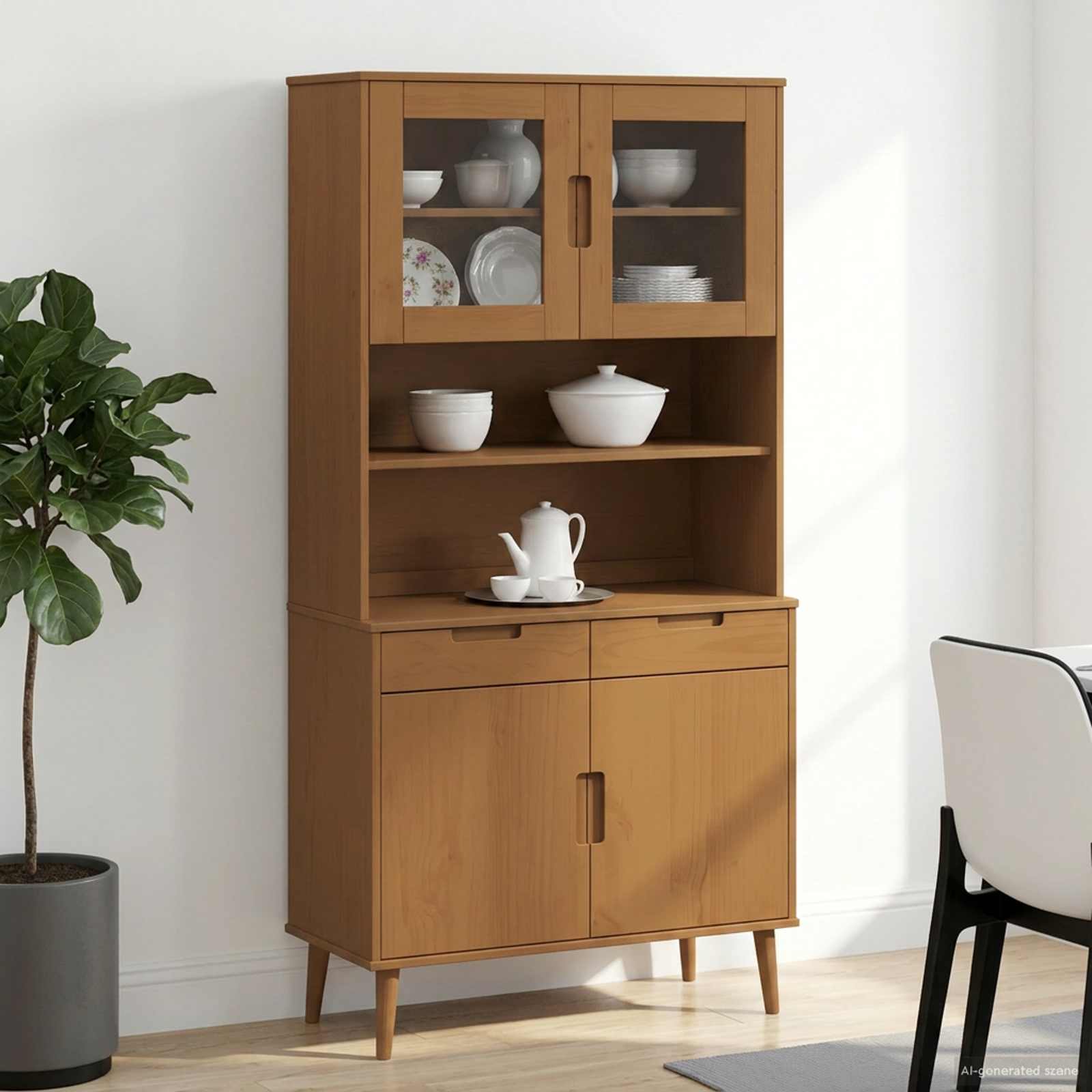 Hutch Karamell 90 x 35 x 100 cm