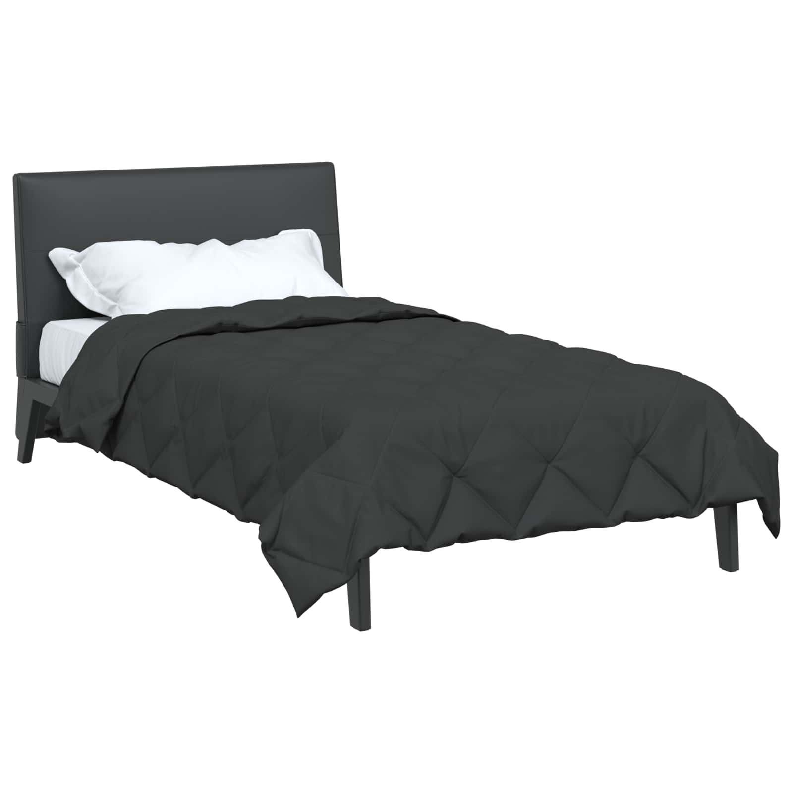Sommerdecke Anthrazit 220 x 135 cm Mikrofaser