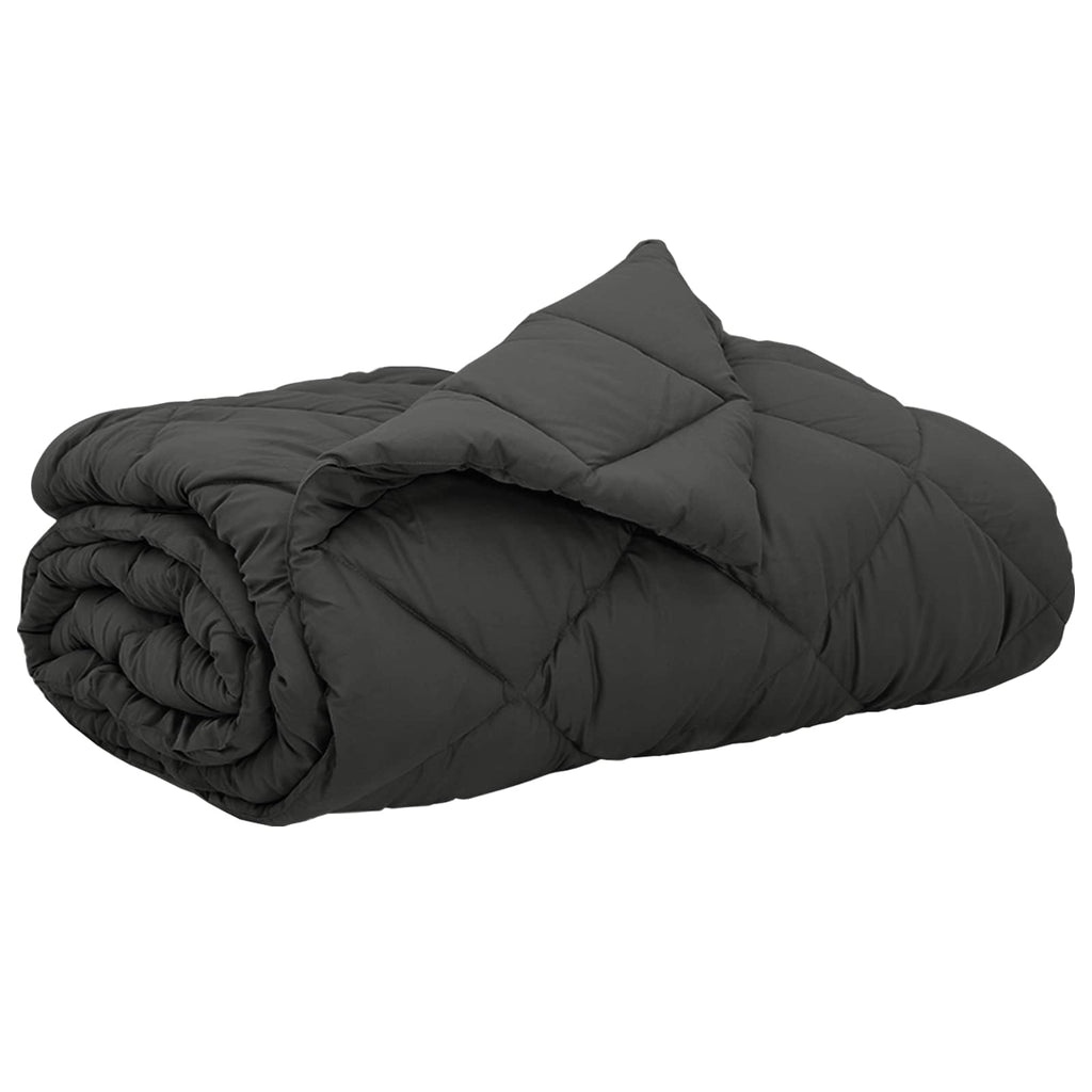 Sommerdecke Anthrazit 240 x 260 cm Mikrofaser