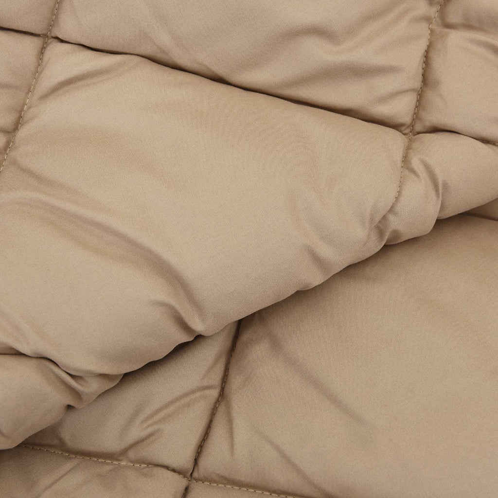 Sommerdecke Taupe 200 x 140 cm Mikrofaser