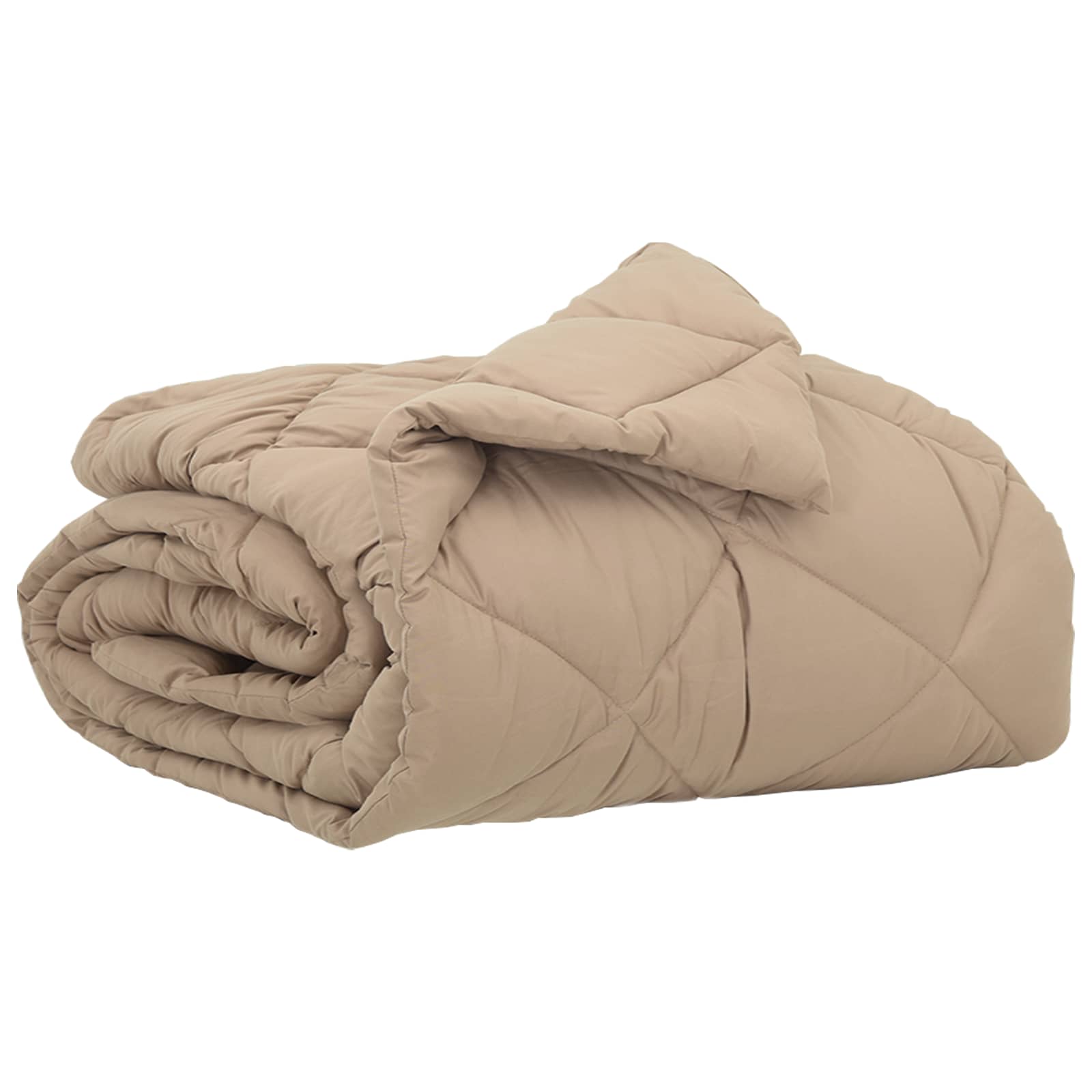 Sommerdecke Taupe 200 x 140 cm Mikrofaser