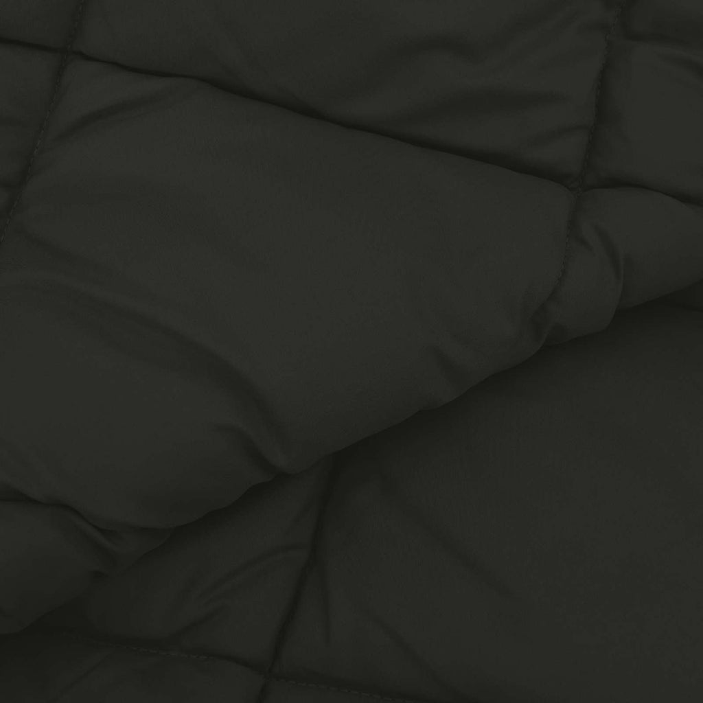 Sommerdecke Schwarz 240 x 260 cm Mikrofaser