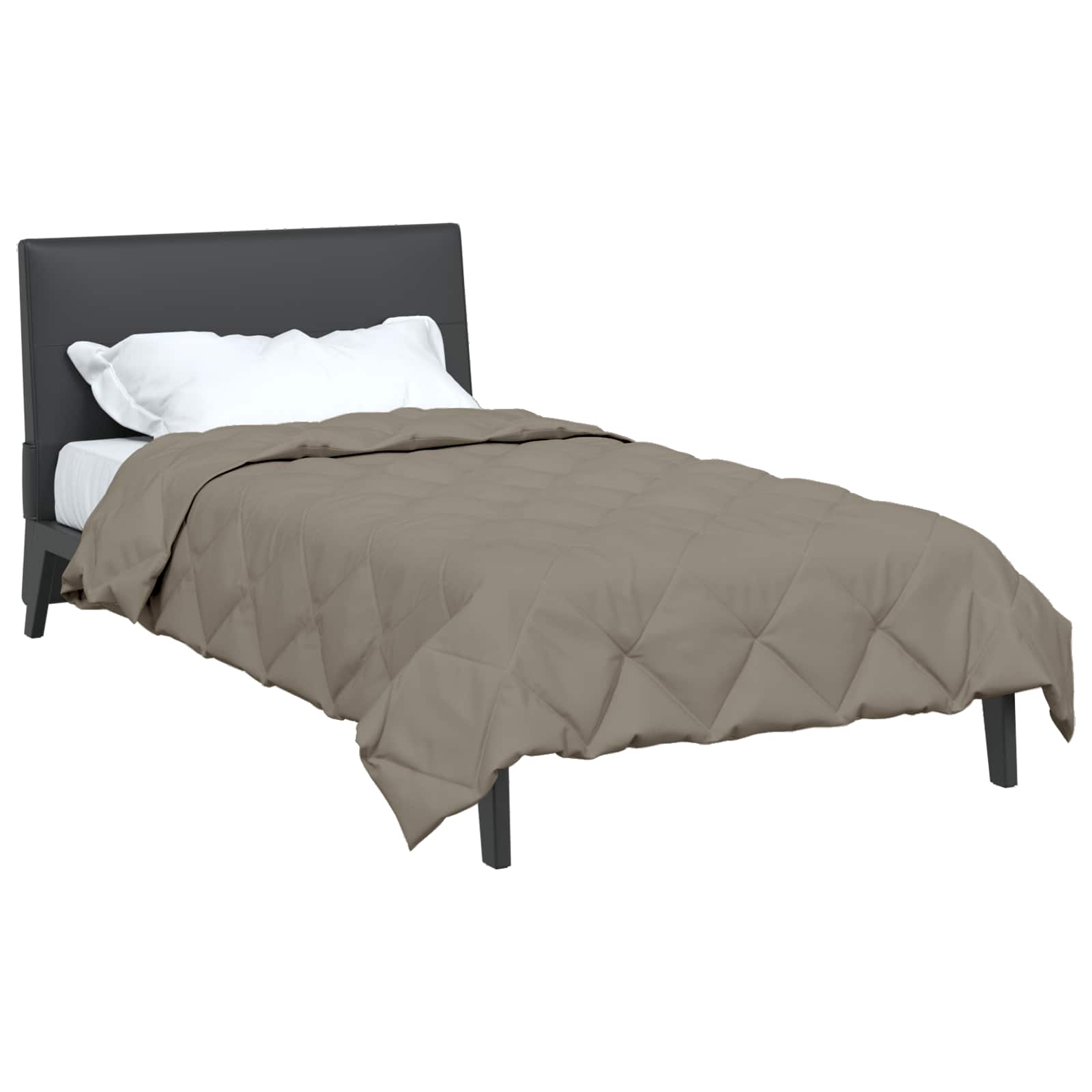 Sommerdecke Hellgrau 220 x 140 cm Mikrofaser