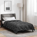 Winterbettdecke Anthrazit 155 x 220 cm Mikrofaser