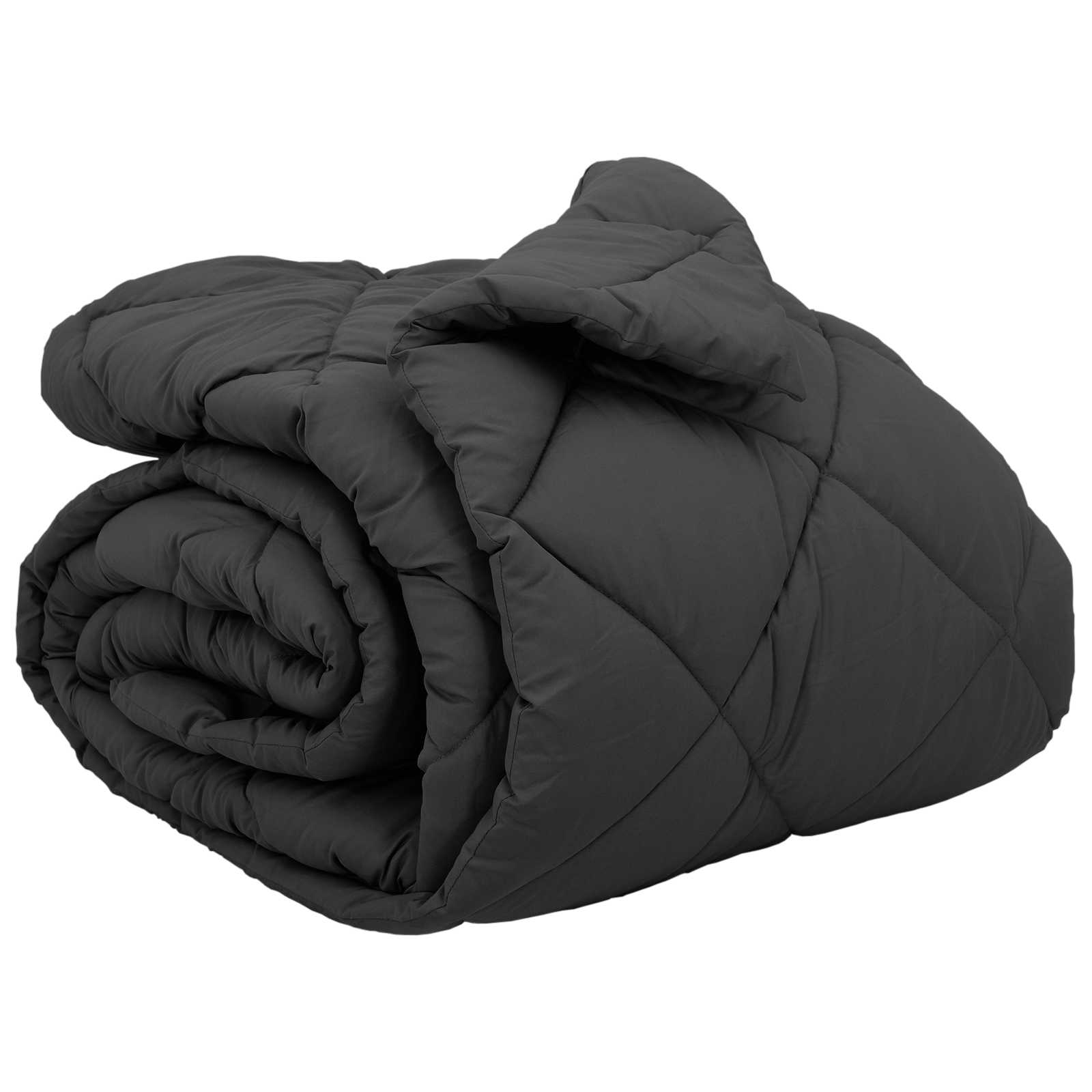 Winterbettdecke Anthrazit 220 x 260 cm Mikrofaser