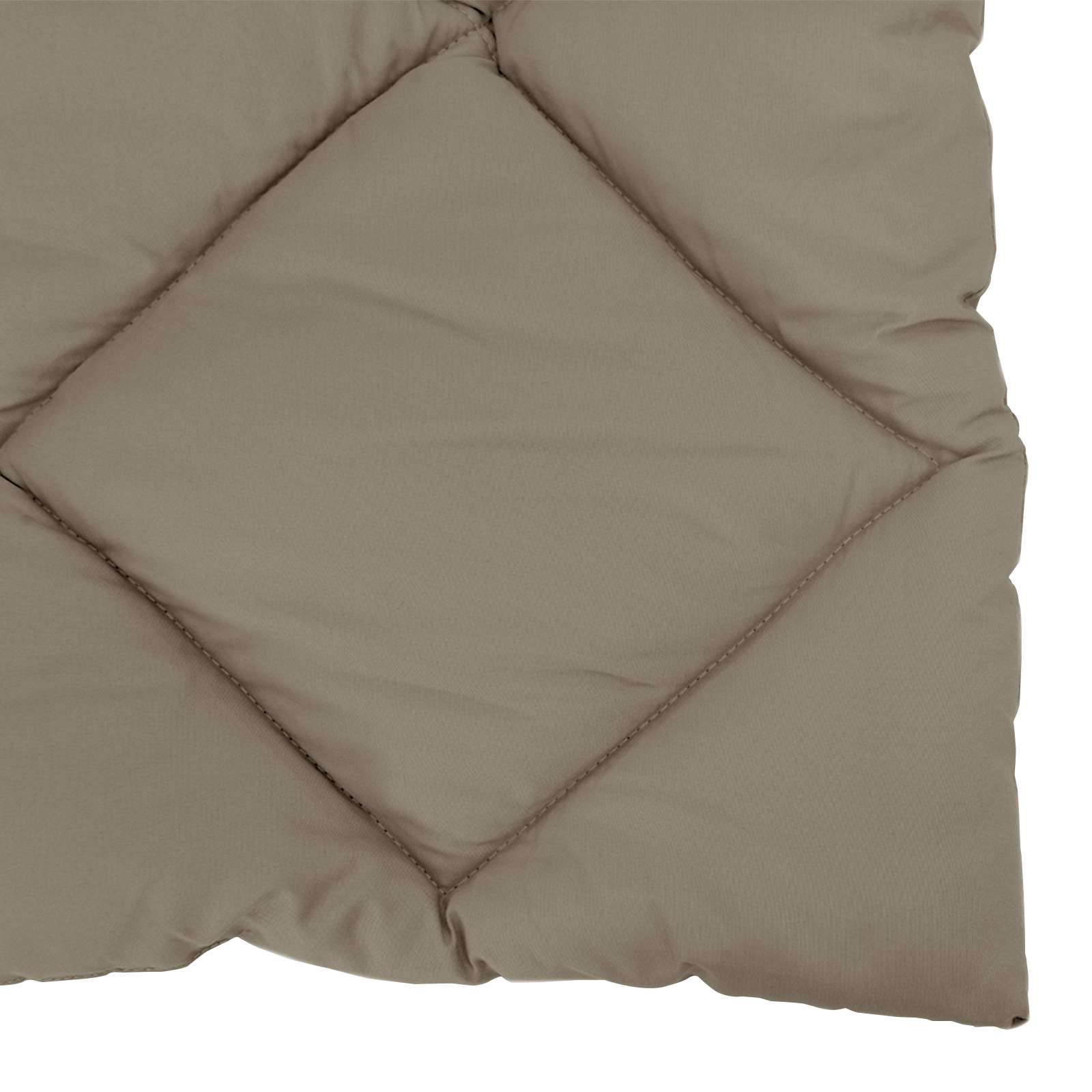 Winterbettdecke Hellgrau 135 x 220 cm Mikrofaser