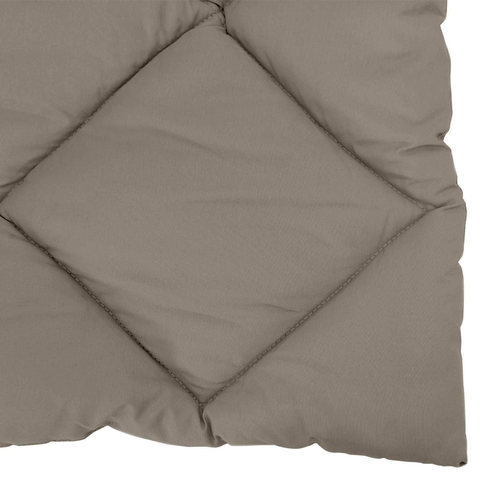 Winterbettdecke Hellgrau 220 x 260 cm Mikrofaser