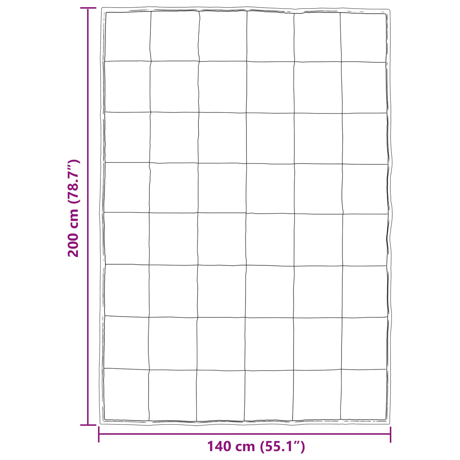 Sommerdecke Gold 140 x 200 cm Satin und Mikrofaser