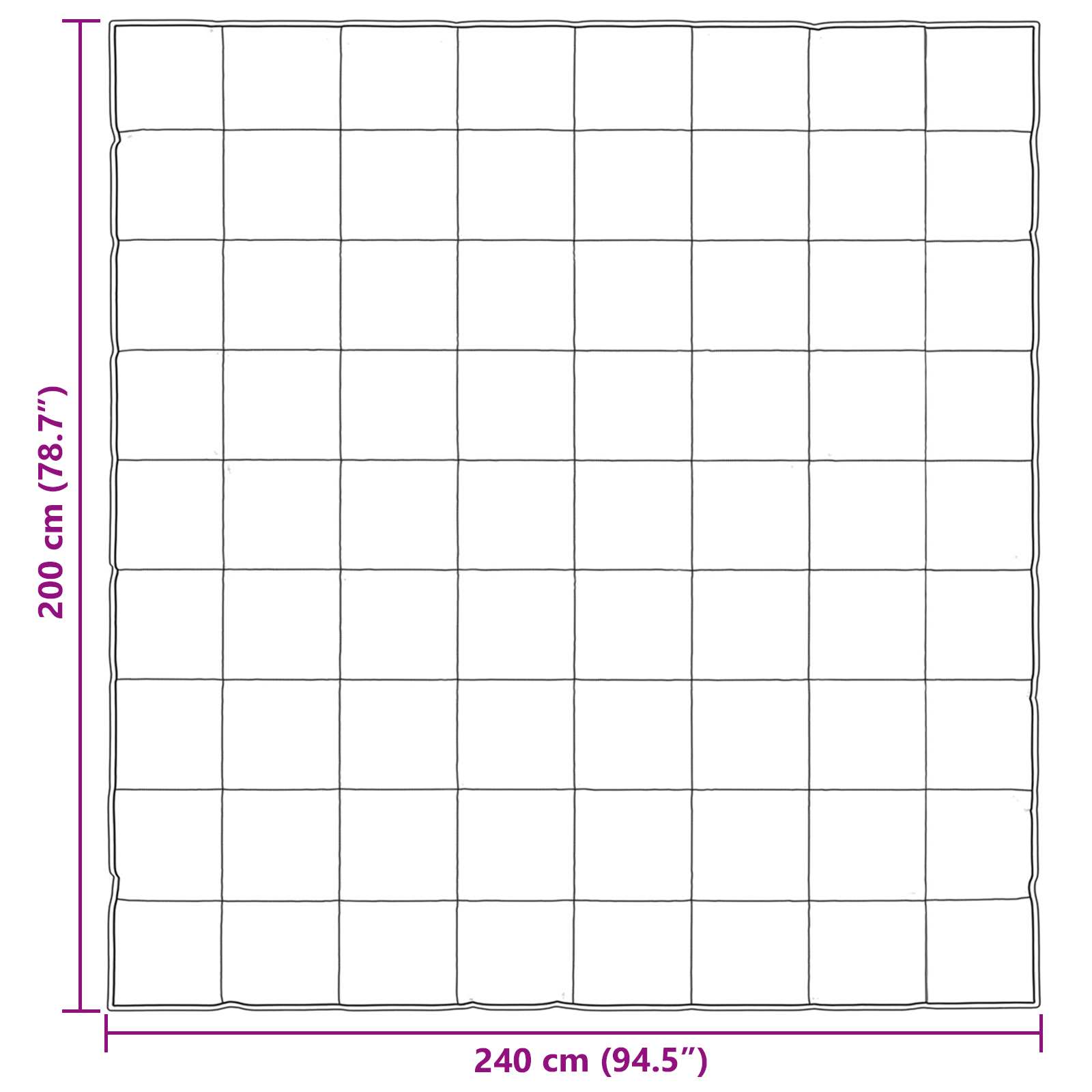 Sommerdecke Gold 200 x 240 cm Satin und Mikrofaser