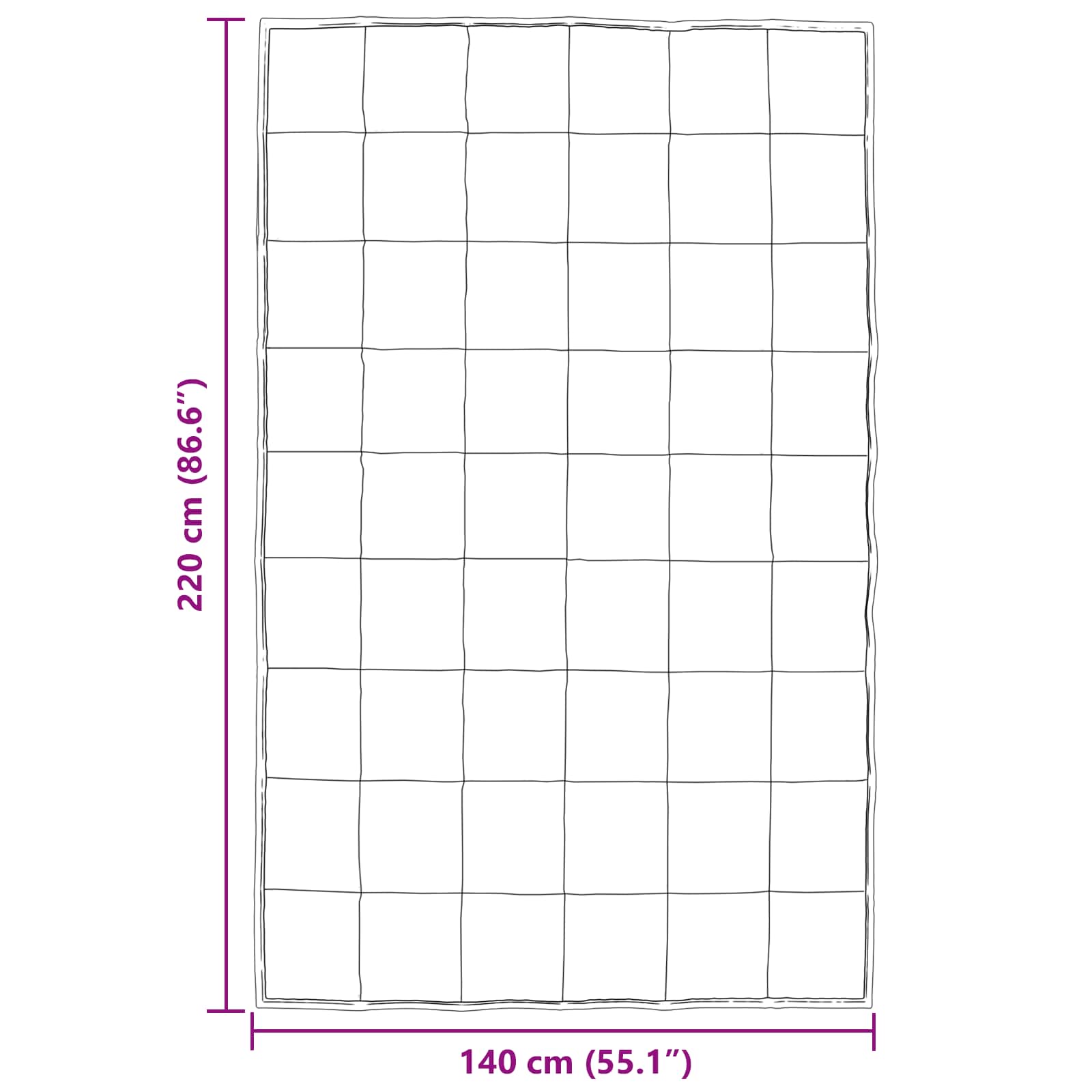 Sommerdecke Gold 140 x 220 cm Satin und Mikrofaser