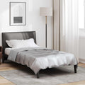 Sommerdecke Silber 135 x 200 cm Satin und Mikrofaser