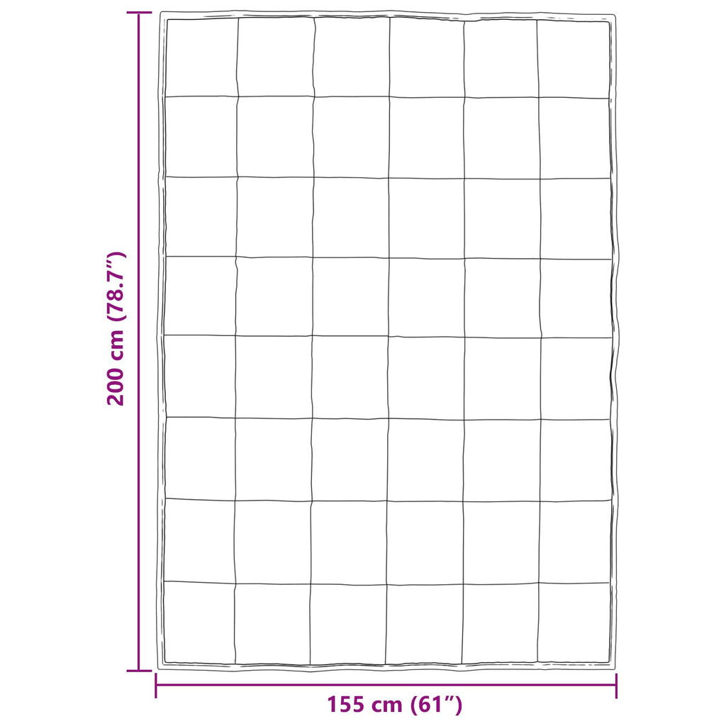 Sommerdecke Silber 155 x 220 cm Satin und Mikrofaser