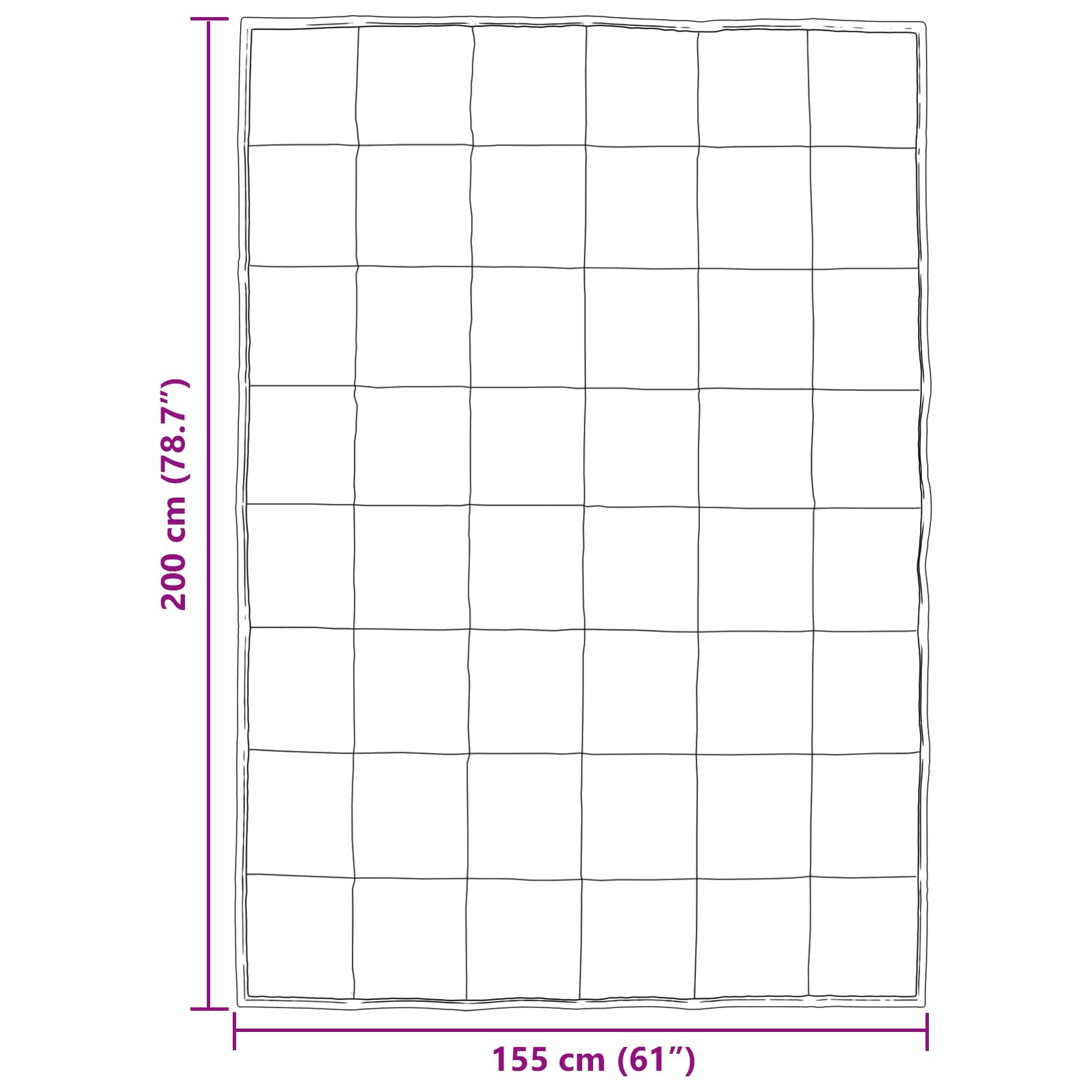 Sommerdecke Silber 155 x 220 cm Satin und Mikrofaser