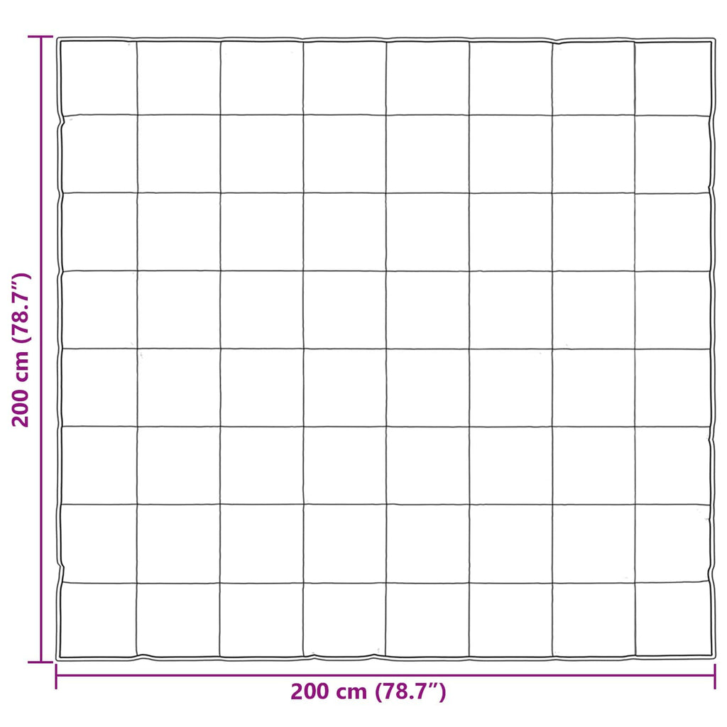 Sommerdecke Silber 200 x 200 cm Satin und Mikrofaser