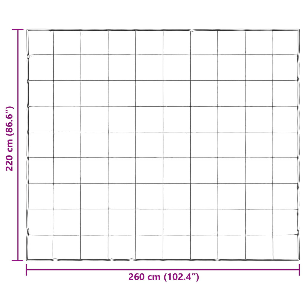 Ganzjahresbettdecke Gold 220 x 260 cm Satin und Mikrofaser