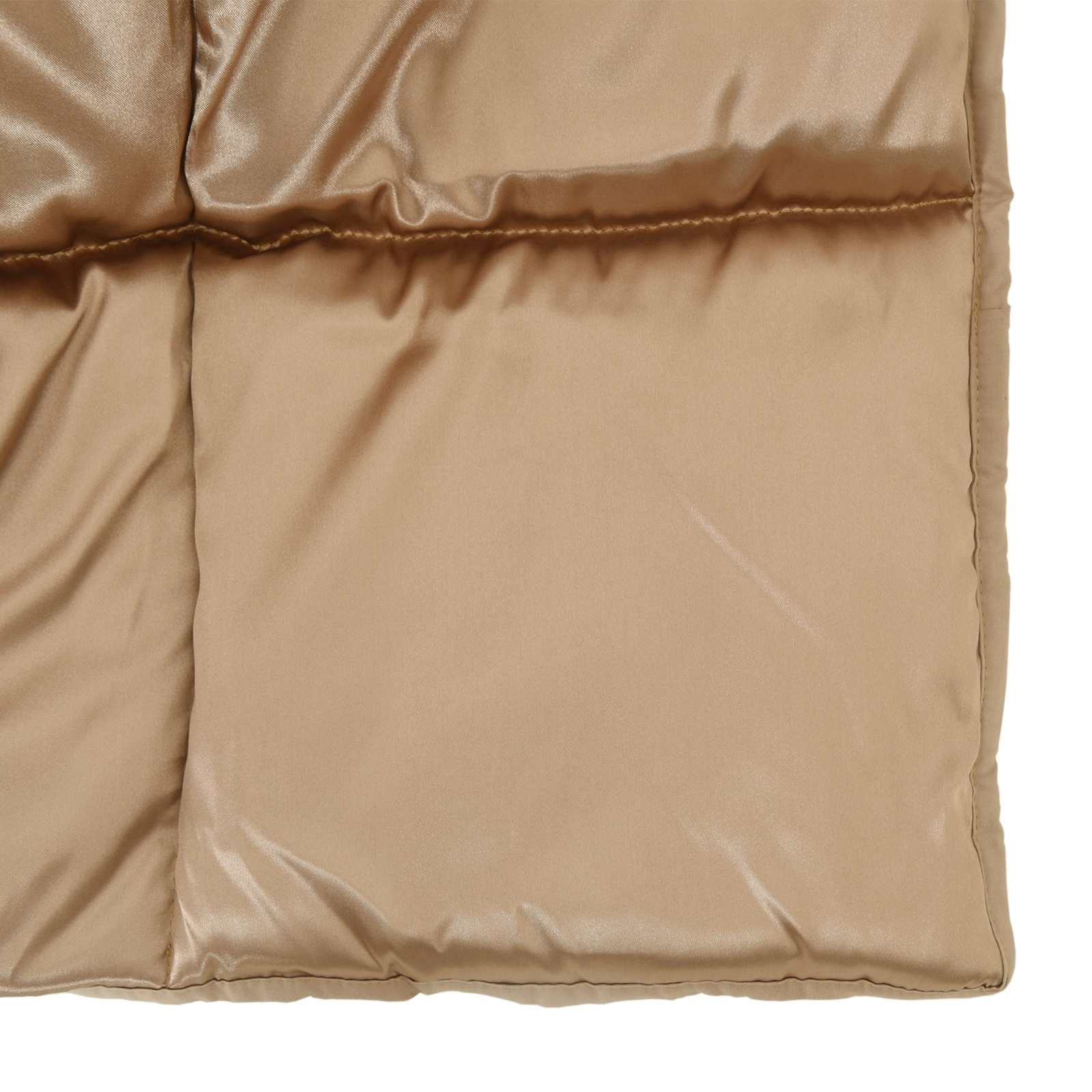 Winterbettdecke Gold 135 x 220 cm Satin und Mikrofaser